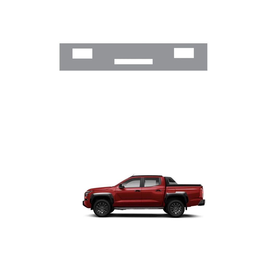 Película PPF Proteção Kit Console Ar Mitsubishi Nova Triton Katana 2026 2027 Transparente TPU Anti Risco