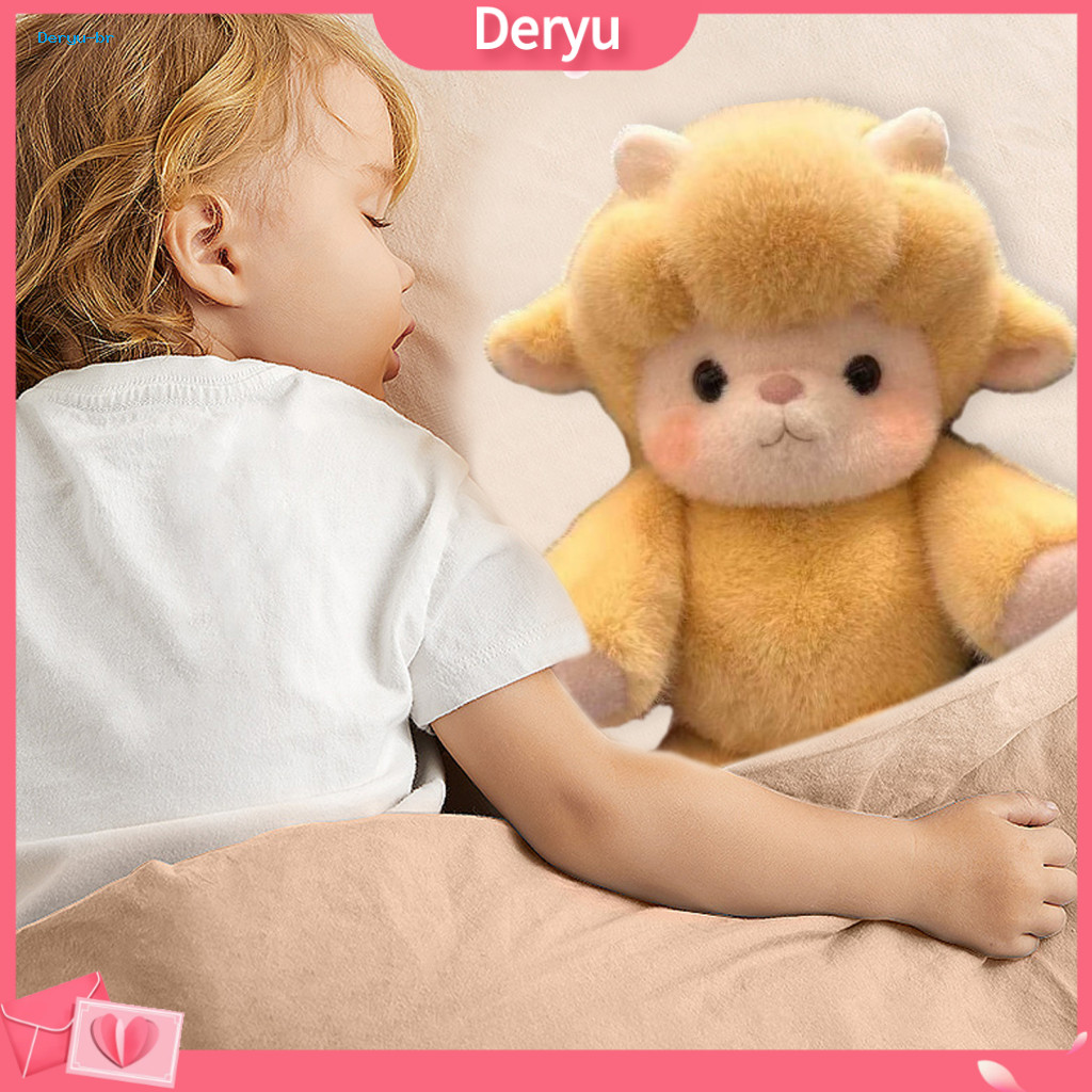 Plush Stress Relief Doll Hugging Comfort Stuffed Farm Toys – Cute Pig Lamb Highland Cow Soft Fluffy Dolls for Kids Adu