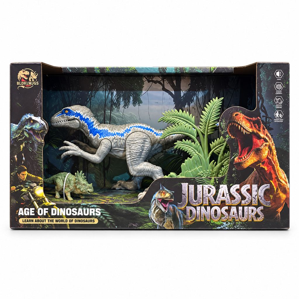 Dinossauro de Brinquedo c/ Som - Jurassic Dinosaurs