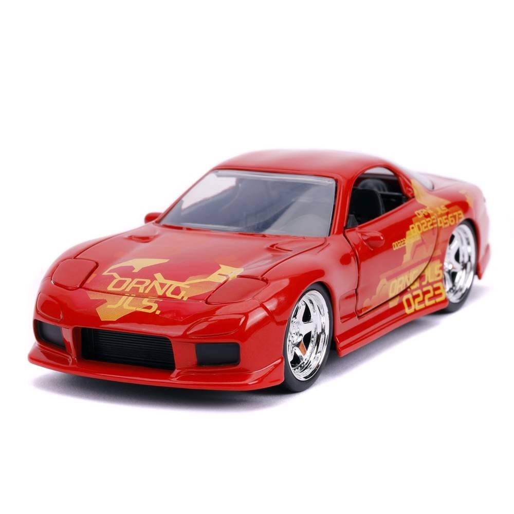 Miniatura Carro Mazda RX-7 Orange Juliu's - Velozes e Furiosos - 1:32 - Jada Toys