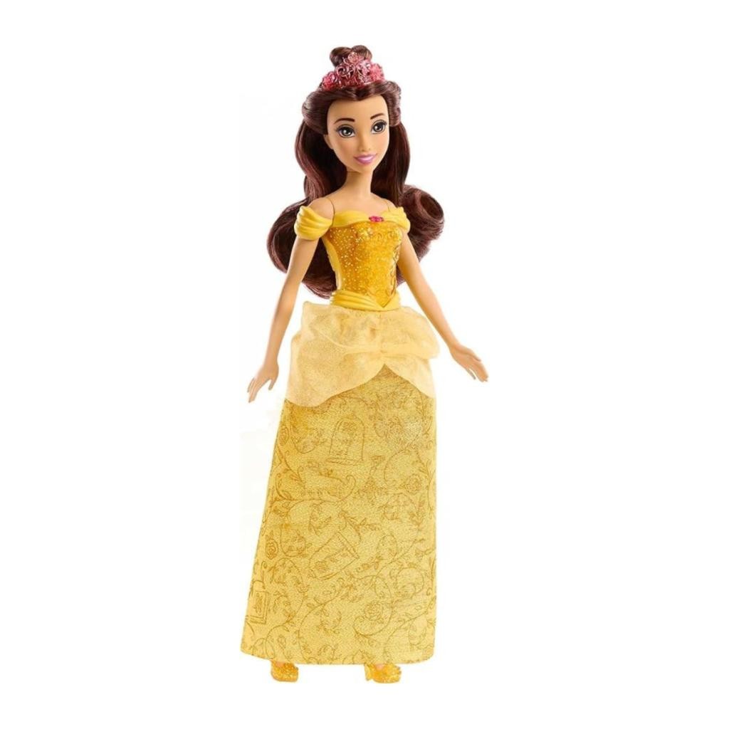 Boneca Bela Disney Princesa Saia Com Brilhos Coleção Princesas Brinquedo Infantil Original Mattel