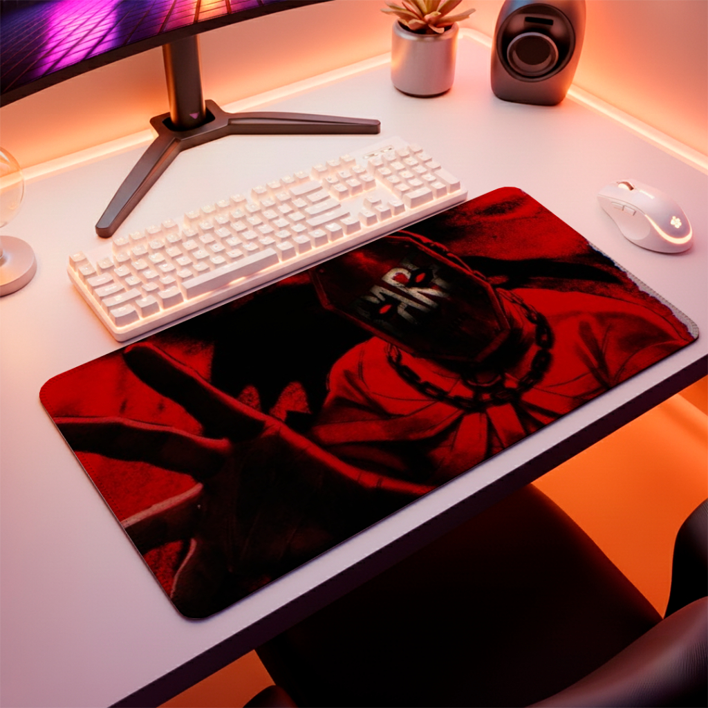 MousePad Speed Antiderrapante Liso Com Bordas Costuradas E Personalização Profissional De RPG