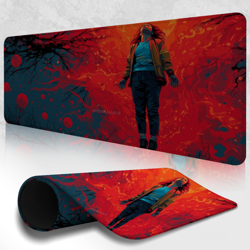 Mouse Pad Speed Gamer Com Base Antiderrapante E Bordas Costuradas Com Personalização Profissional De Seriado