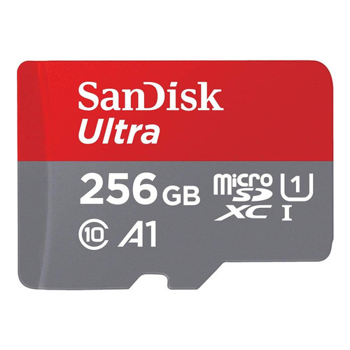 Cartão de memória Micro SD 256GB Ultra C10, U1, FHD, A 150mb/s - SDSQUAC-256G-GN6MA