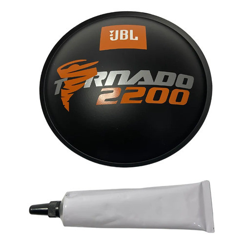 Calota Protetor Para Auto falantes Tornado 2200 Modelo 2020  Logo Laranja 168mm + Cola de brinde - PGM