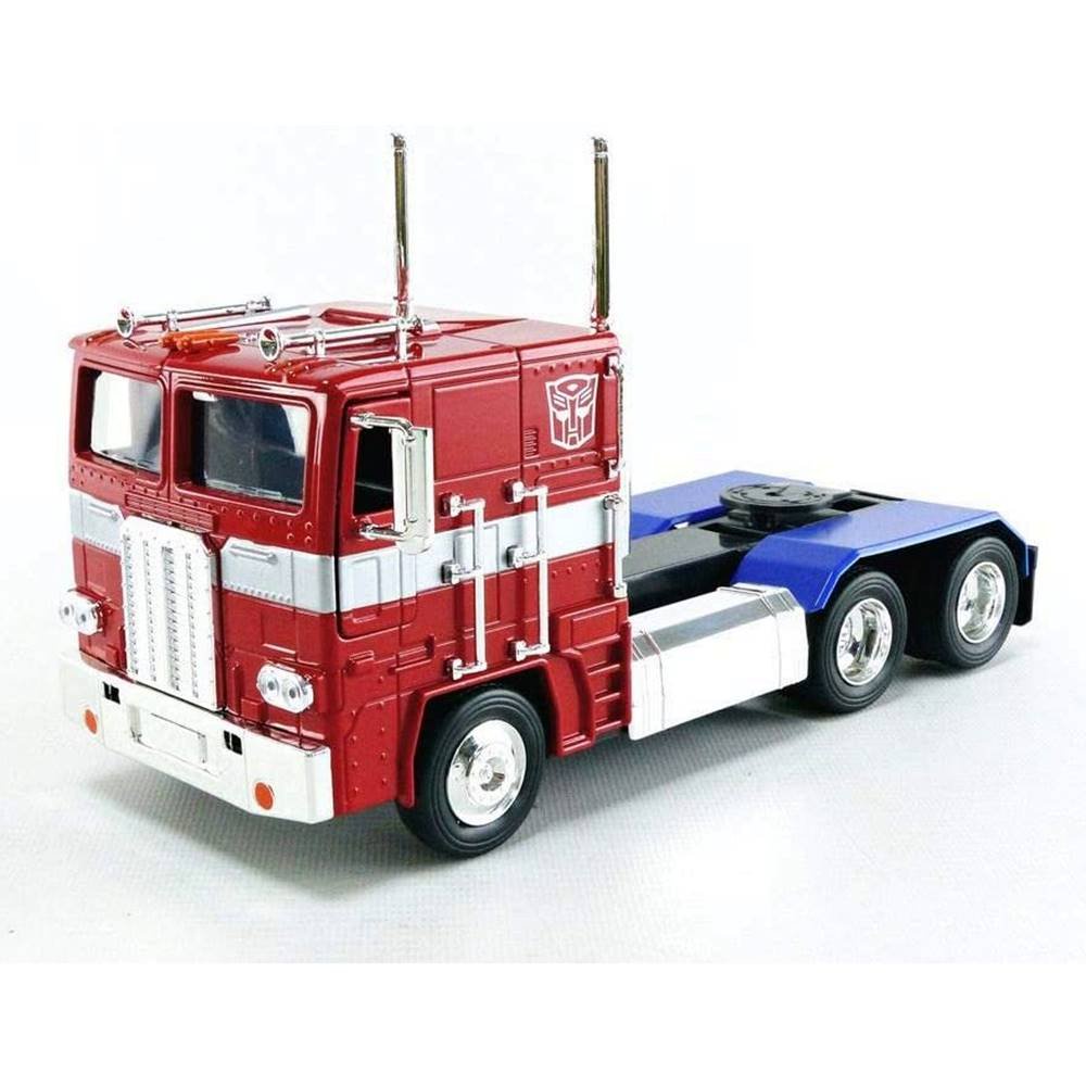 Miniatura Caminhão G1 Autobot Optimus Prime - Transformers - Metasl Die Cast - 1:24 - Jada Toys