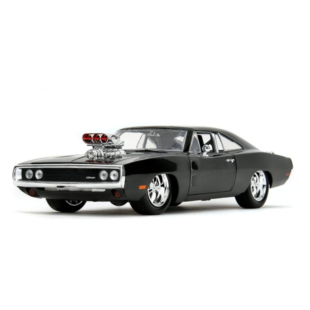Miniatura Carro Dodge Charger (1970) - Velozes e Furiosos - Preto - 1:24 - Jada Toys