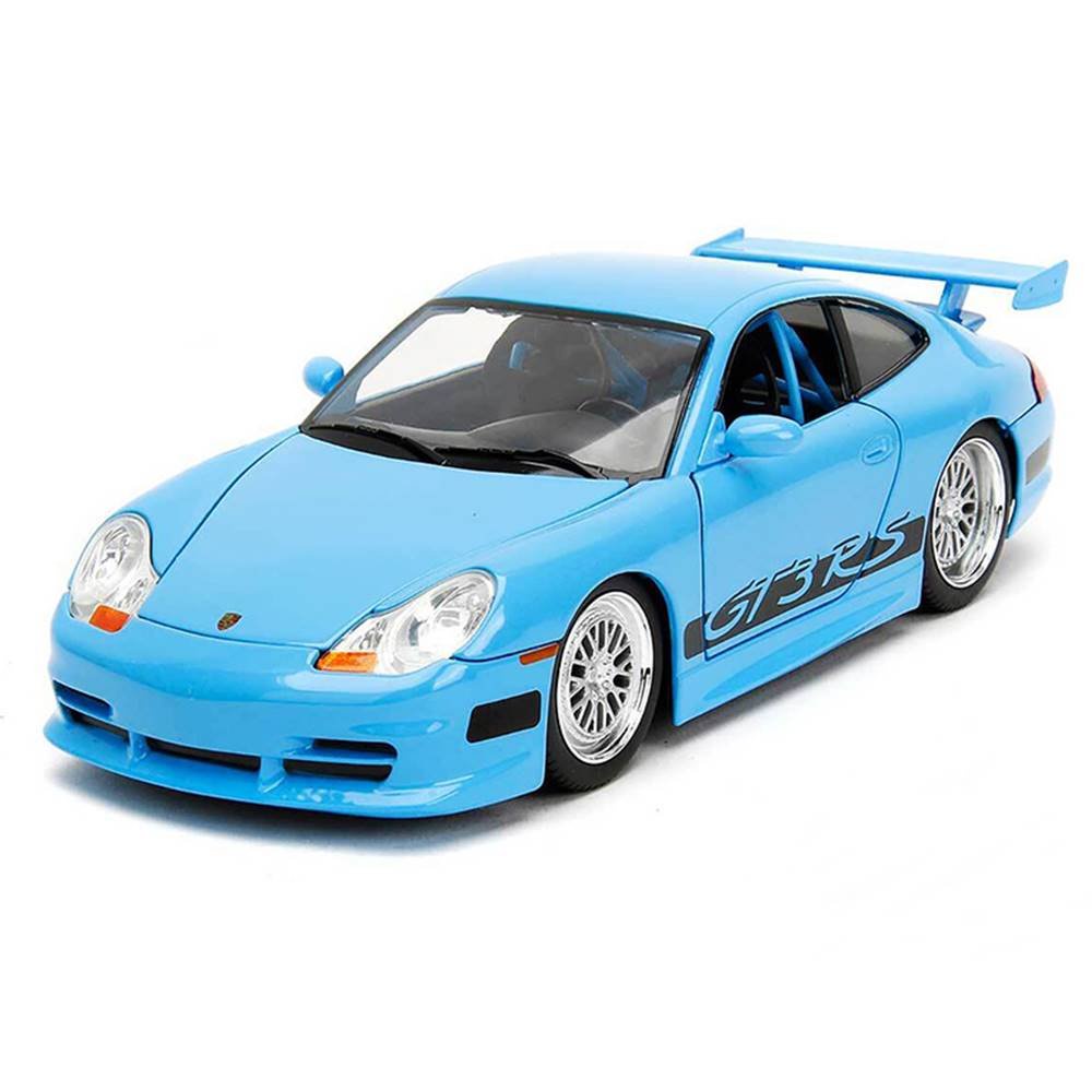 Miniatura Carro Porsche 911 GT3 RS Hardtop Brian's - Velozes e Furiosos - Azul - 1:24 - Jada Toys
