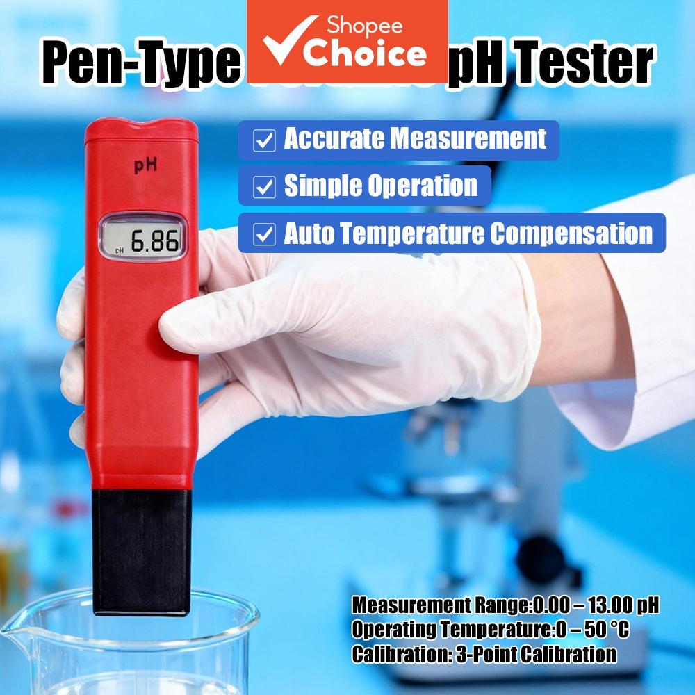 Medidor De pH Digital De Uma Peça , Caneta Portátil De Teste Do Testador De Qualidade Da Água Para Piscinas , Aquários E
