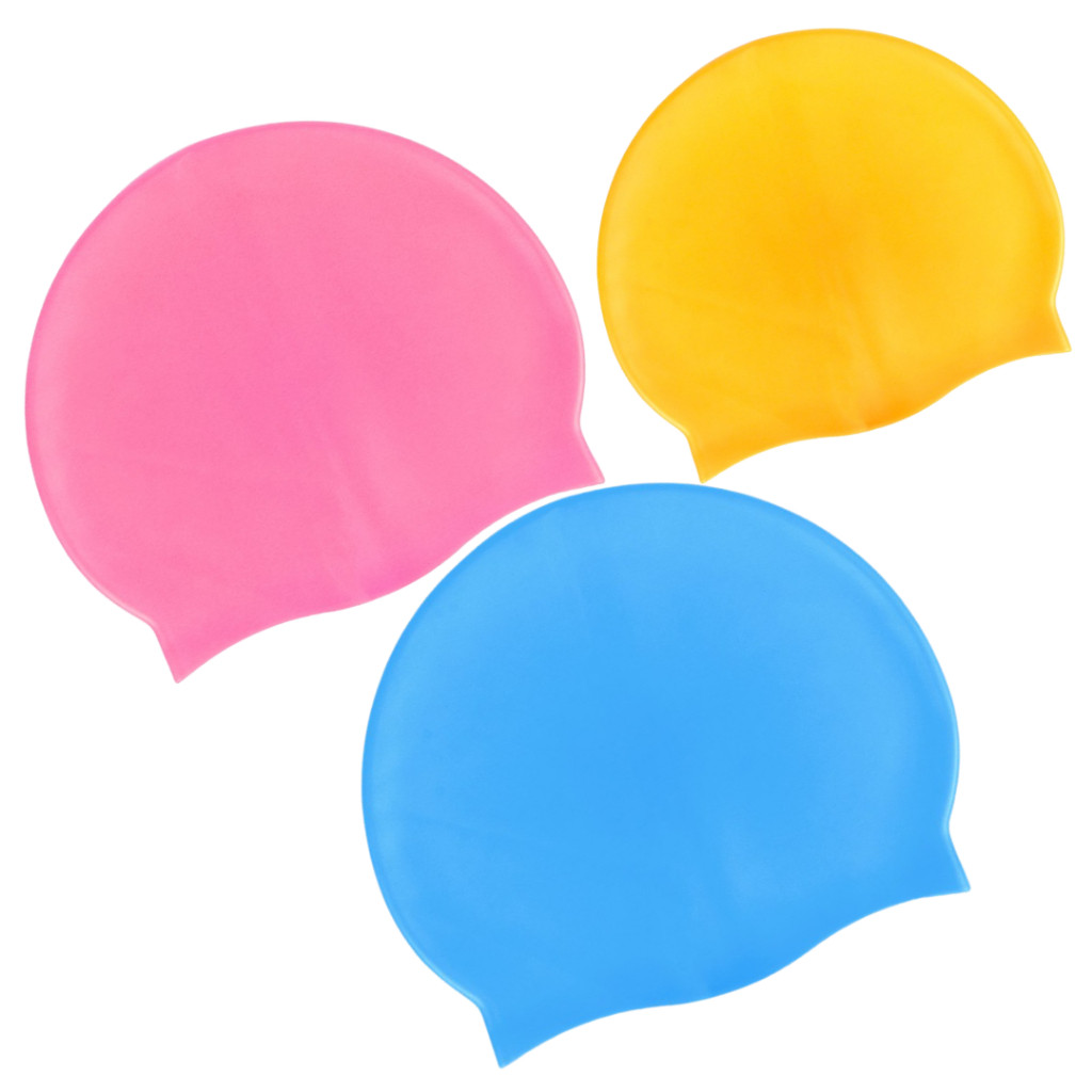 Touca de Natação Hidroginástica Impermeável sm Silicone - Tam. Unico