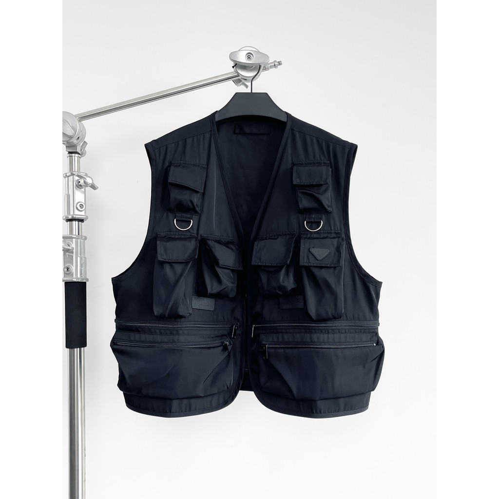 [Estoque pronto] RAF SIMONS American Tooling Estilo Funcional Casual Único Solto Colete Tático Colete Colete