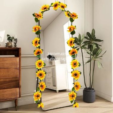 Cordão Floral Decorativo 2m – Ideal para Festas, Casa e Casamentos.