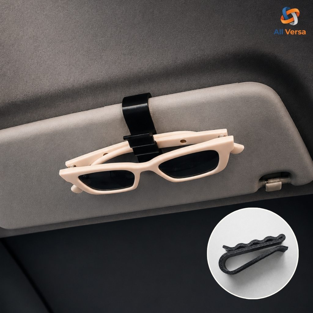 Suporte Universal De Carro Para Óculos - Viseira Solar de Carro Óculos de Sol Organizador