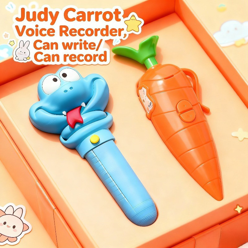 animal 2 Judy Rabbit Policial Nick 60 Segundos Gravador Pode Escrever E Gravar Brinquedo Bonito Presente Para Estudante