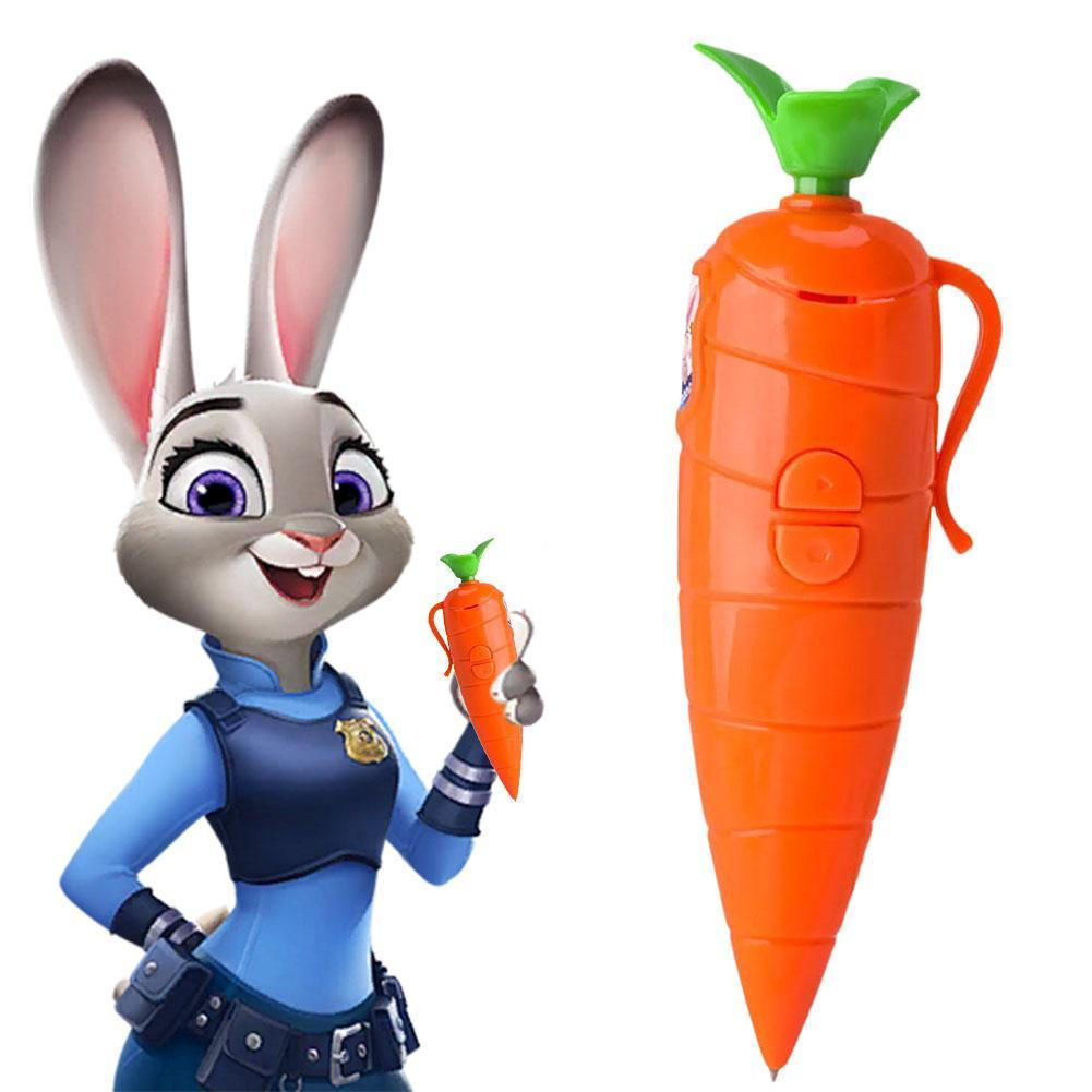 Zootopia Cenoura Gravador De Voz Brinquedo Novo Produto Pode Escrever Caneta Esferográfica Especial Presente Para O Ano