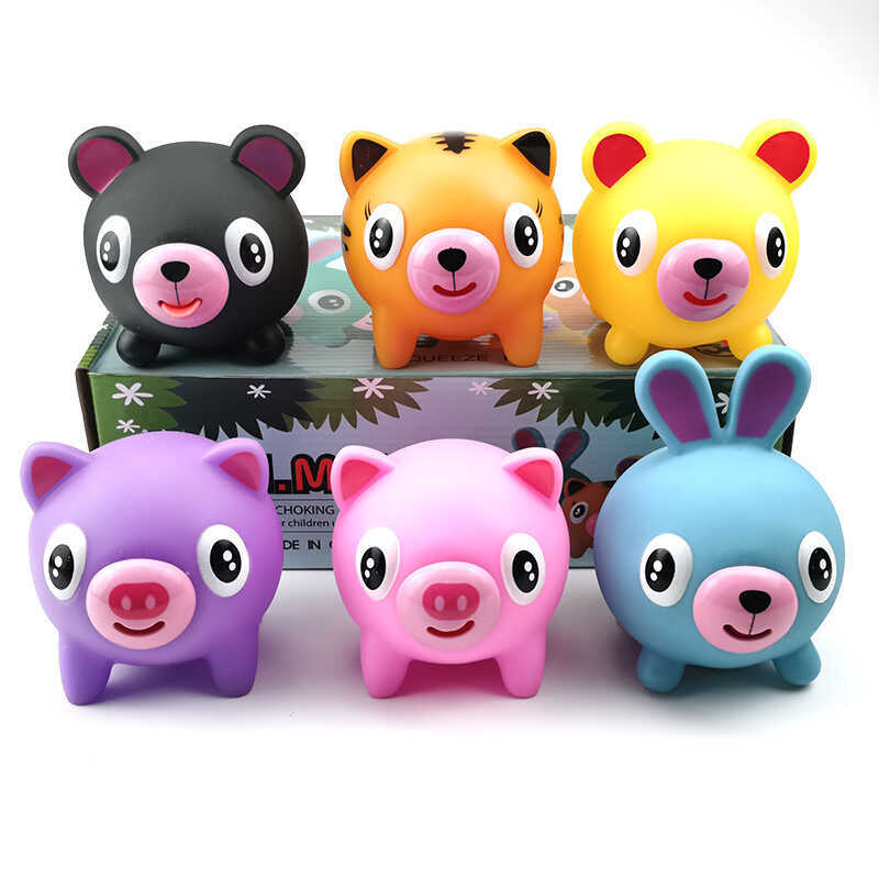 Língua boneca brinquedo grande voz boneca pode língua para fora leitão espremer pitada música brinquedo redução de venti