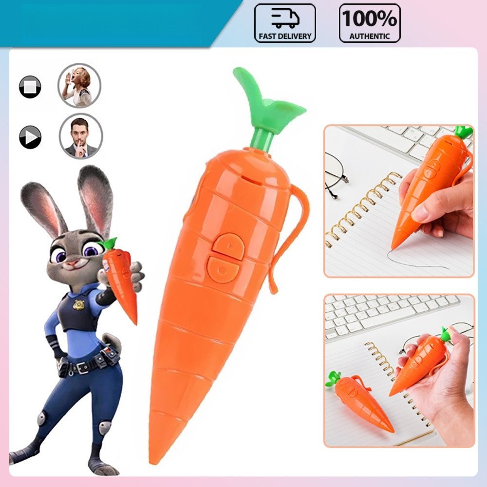 Judy Cenoura Gravador De Voz Caneta 60 Segundos Zootopia Som Eletrônico Brinquedo Pode Escrever Graffiti Esferog