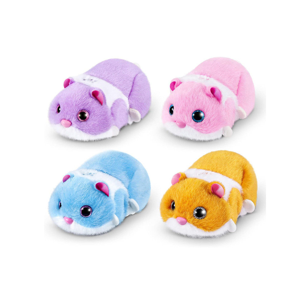 ZURU Pet Running Hamster Meninos Meninas Crianças Voz Pode Correr Simulação Brinquedo de Pelúcia Presente de Aniversário