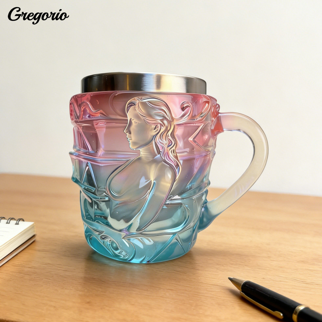 Reader Gift Mug Book Lover 3d Hand-painted with Stainless Steel – Microwave Dishwasher Safe Coffee Cup Unique for Love