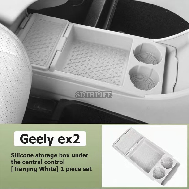 Caixa De Armazenamento De Controle Central Do Carro-Apoio De Braço Divisória Para Atualização Interior Geely EX2
