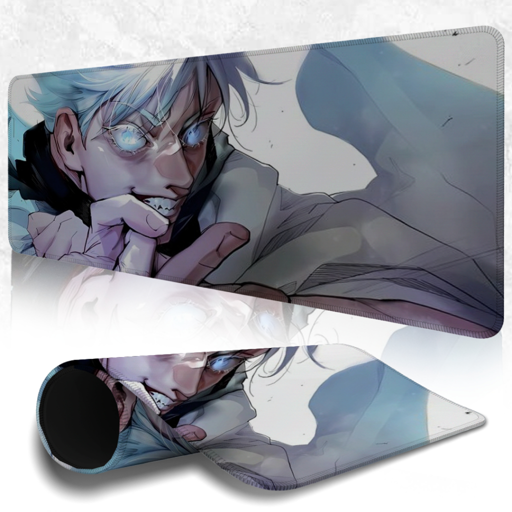 Mouse Pad Antiderrapante Speed Gamer Com Bordas Costuradas Macio E Confortavel Com Perssonalização Profissional De Anime