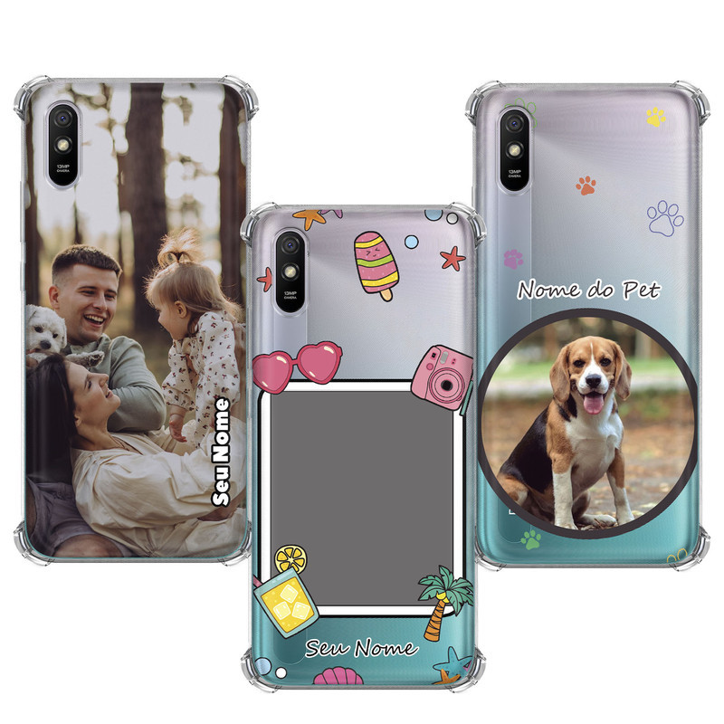 Capinha compatível com Xiaomi Redmi 9A - Fotos Personalizadas
