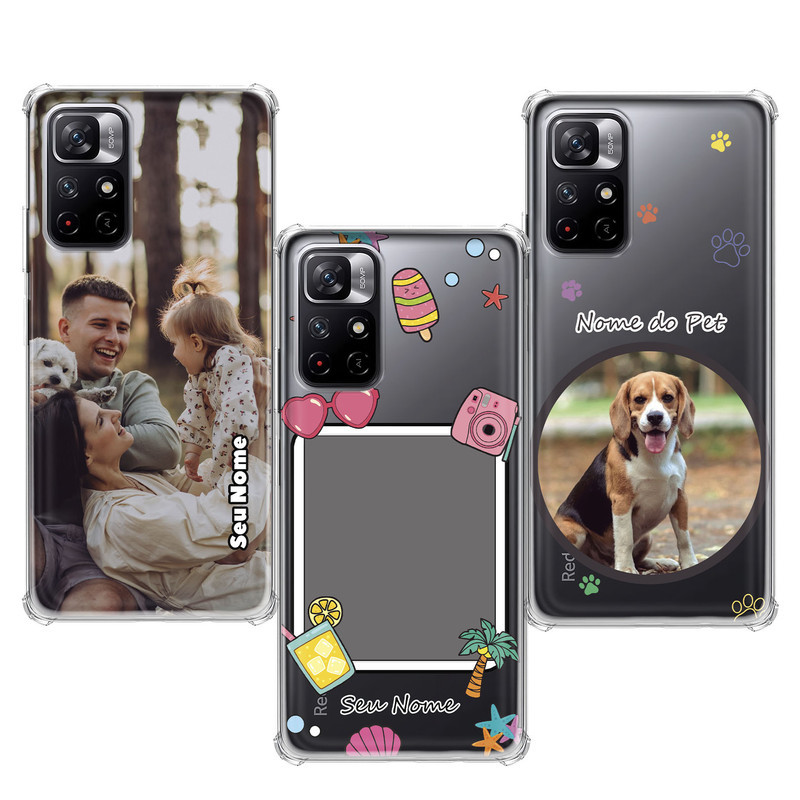 Capinha compatível com Xiaomi Redmi Note 11T 5G - Fotos Personalizadas