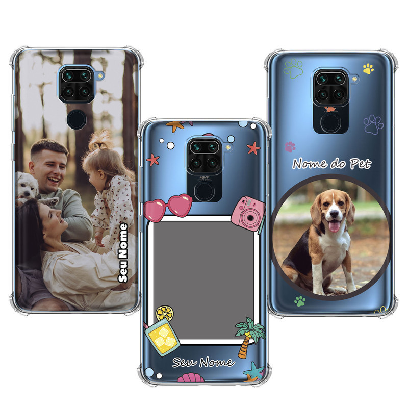 Capinha compatível com Xiaomi Redmi Note 9 - Fotos Personalizadas