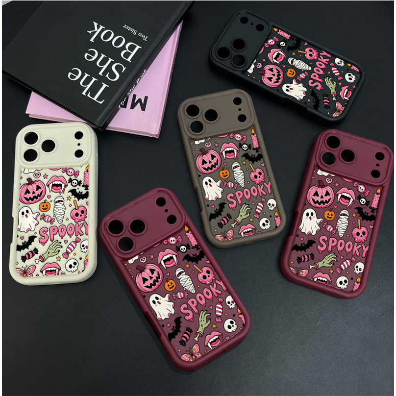 Halloween Abóbora Fantasma Goth Caso Para Samsung Galaxy S25 S26 Ultra S24 S23 Plus S22 FE S26FE Silicone Macio À Prova