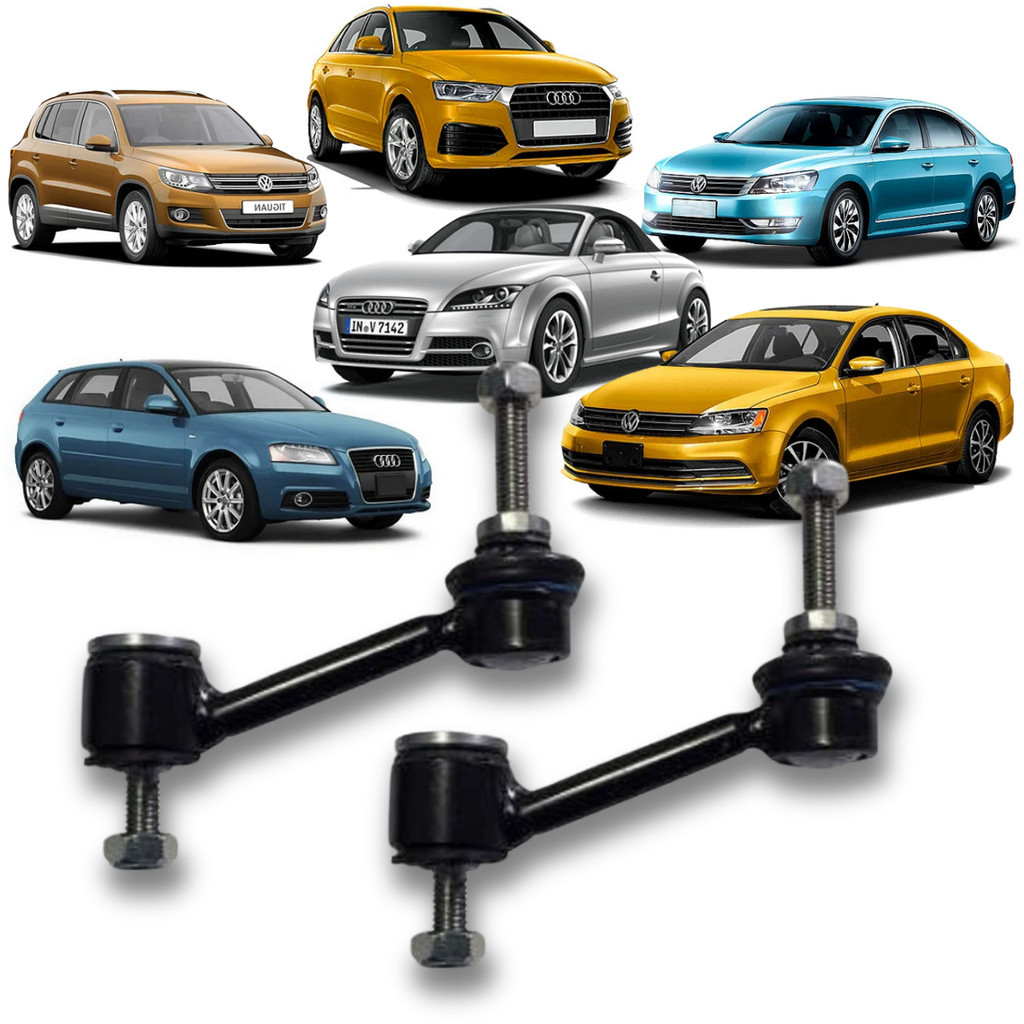 PAR DE BIELETA TRASEIRA JETTA TIGUAN PASSAT AUDI TT Q3 A3 2006 2007 2008 2009 2010 2011 2012 2013 2014 2015 2016 17 2018