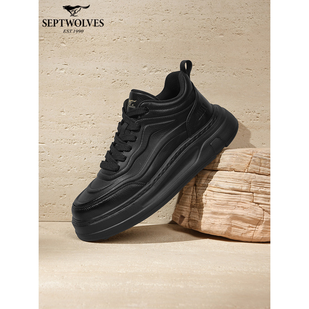 Sete lobos sapatos masculinos na moda All-Match 2026 novo estilo verão sapatos masculinos na moda marca High-End tênis c