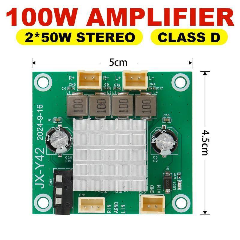 ADS 1 Conjunto DIY 50W + 50W Amplificador Placa De Som DC 5-26V 100W 2.0 Canais Digital Estéreo Classe D Amplificadora D