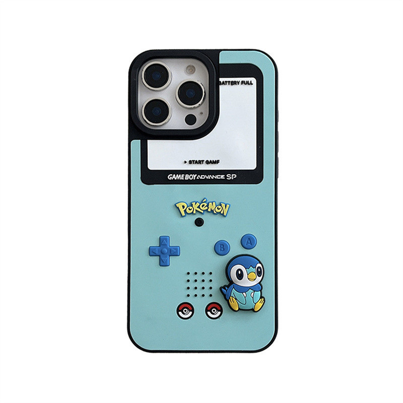 Iphone14 bebê 1317 mão 16 Chassis Pokémon Apple 1115promax desenho animado de Console de jogo adequado