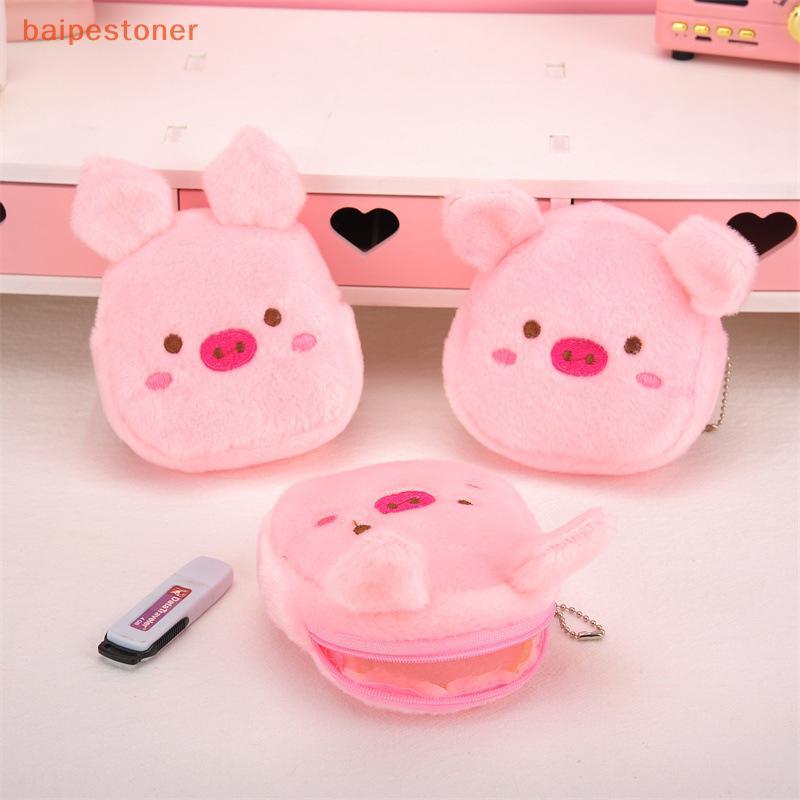 Porta-Moedas Pink Pig Com Fone De Ouvido Fio USB-Presente Infantil