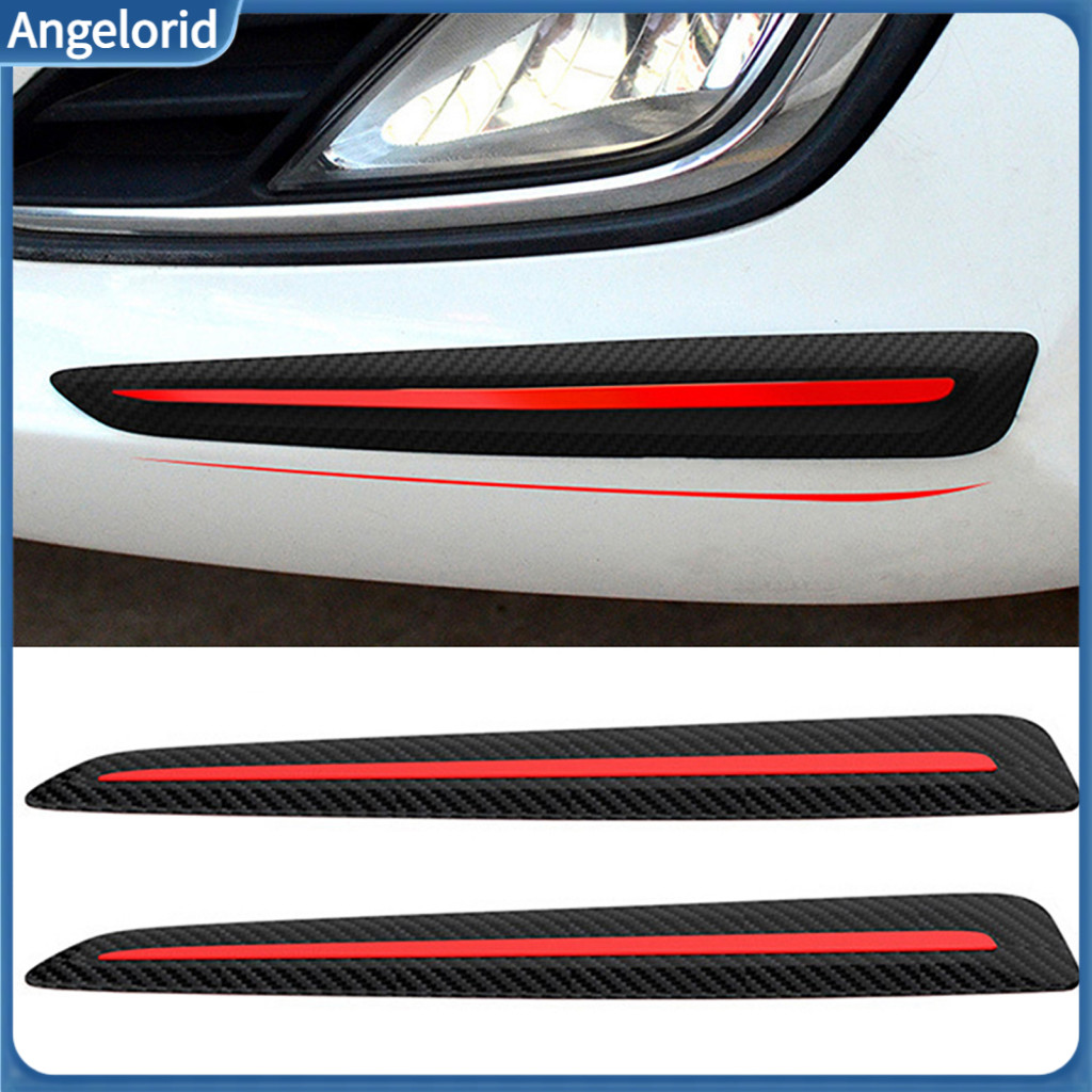 Rear Bumper Guard Car Protector 1 Pair Universal Strips Anti-collision Anti-scratch Protective Strip for Front Durable f