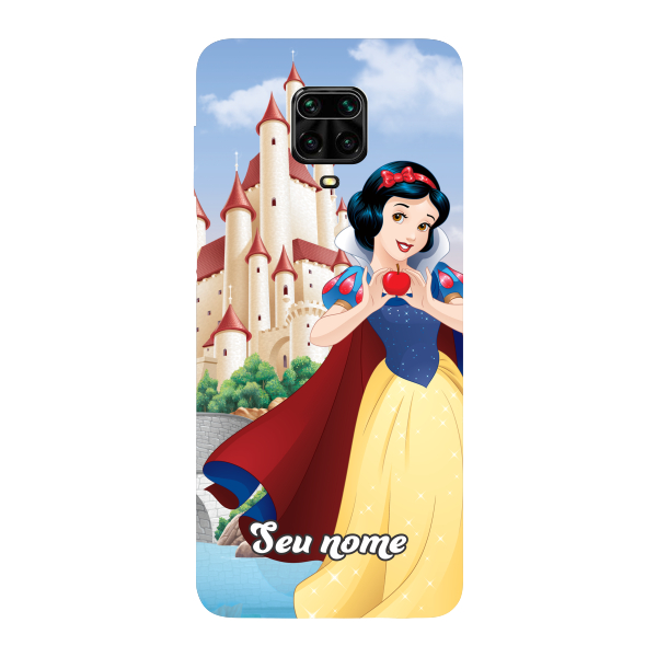 Capinha para Xiaomi RedMi Note 9 Pro Max Anti Impacto Personalizada - Branca de Neve com nome