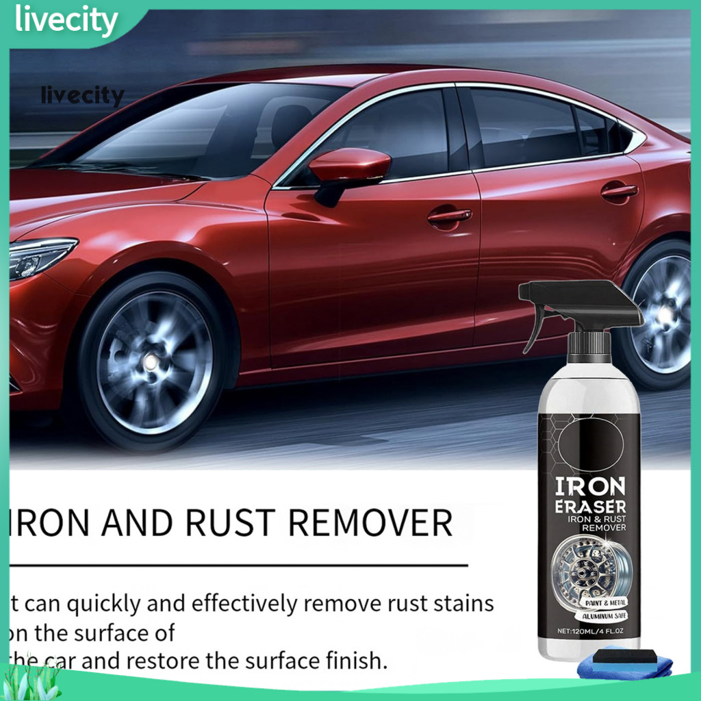 Rust Remover for Car Paint Oxidation Spray Fast-acting Iron for Wheels – Brake Dust Cleaner Metal Fallout for Auto for
