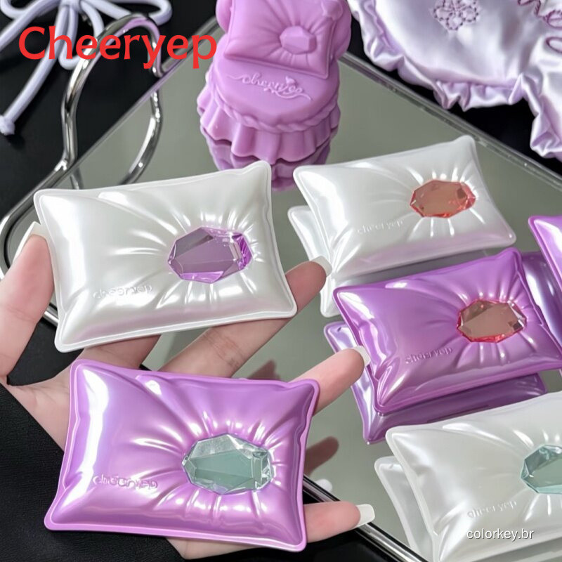 Cheeryep Baozhen Qimeng Highlighter Palette, Matte Shimmer Dual‑Finish, Student Friendly, Daily Natural Face Contour Bri