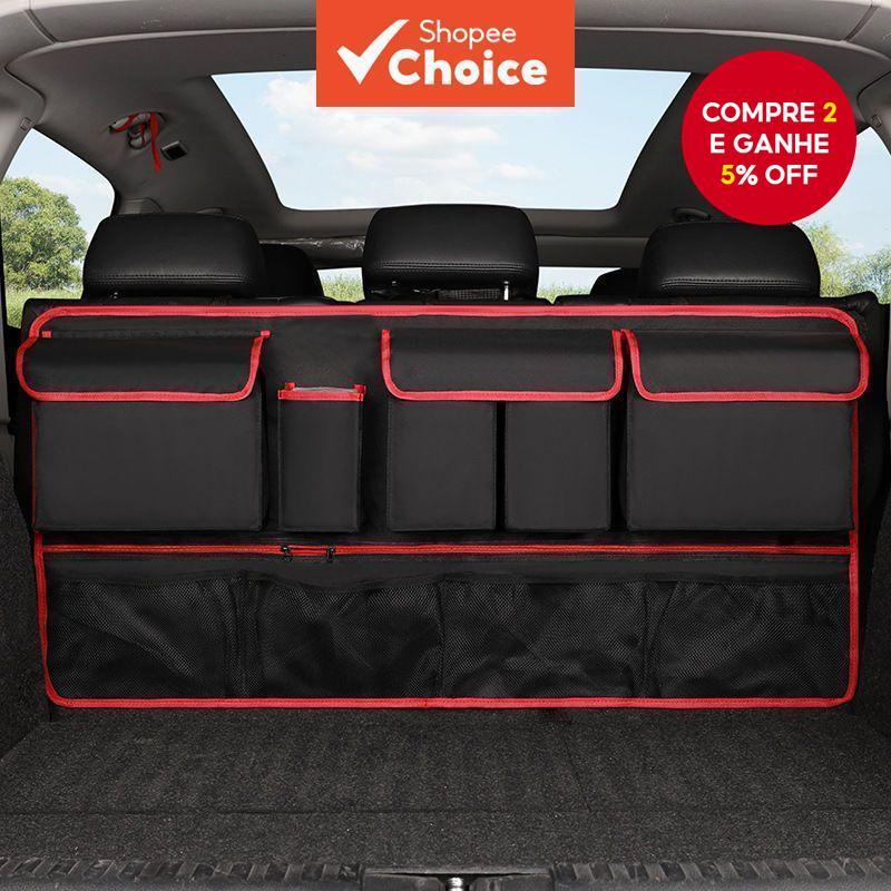 Universal Auto Car SUV/MPV Organizer - Bolsa de Armazenamento Multifuncional para o Banco Traseiro do Porta-malas,