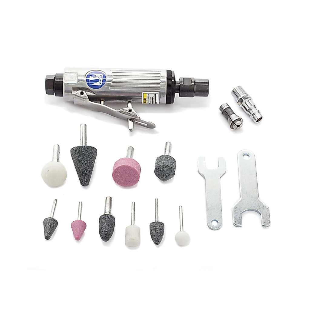 Kit Mini Retifica Portátil C/ Maleta 10 Pontas 2400 rpm