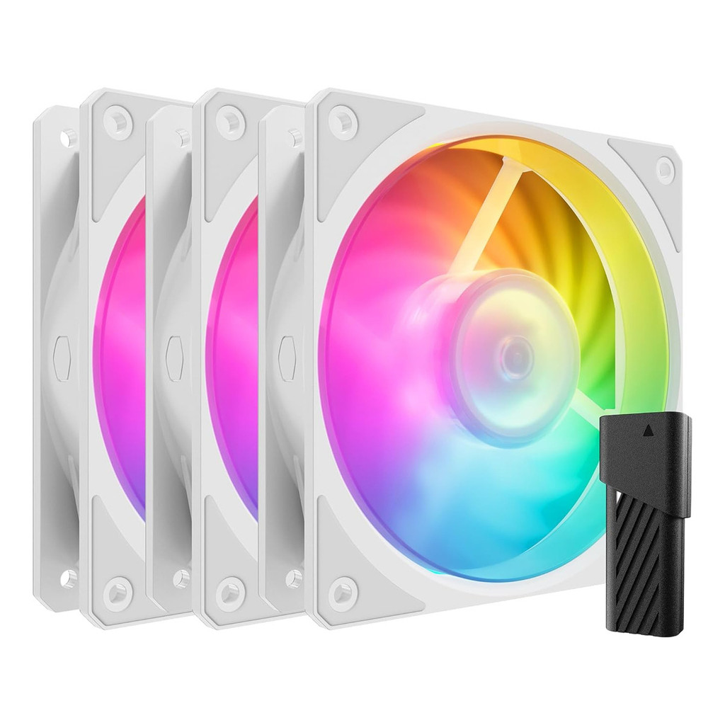 Fan Cooler Master Mobius 120p Argb Magnetic 2400rpm Silencio