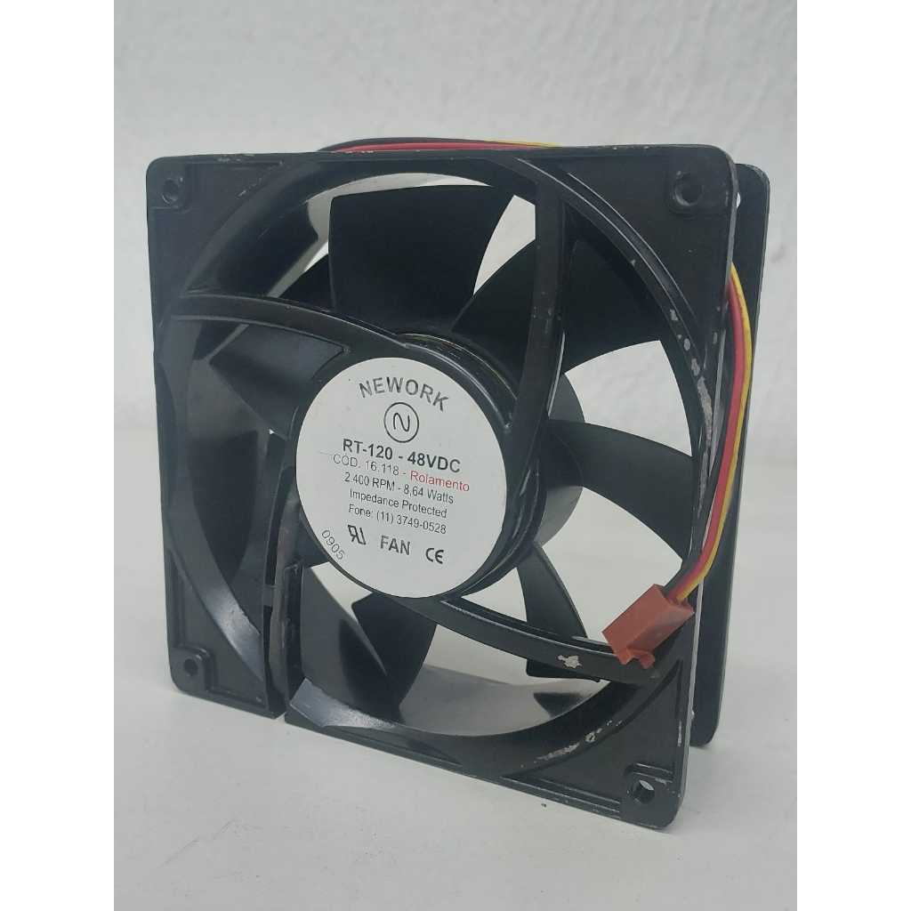 Ventilador Nework Rt-120-48vdc 48 Volts 120x120x38mm 2400rpm Aluminio