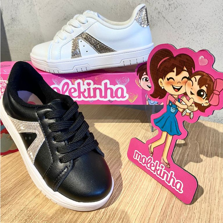Tenis Infantil Casual Volta as aulas Molekinha Lançamento Original