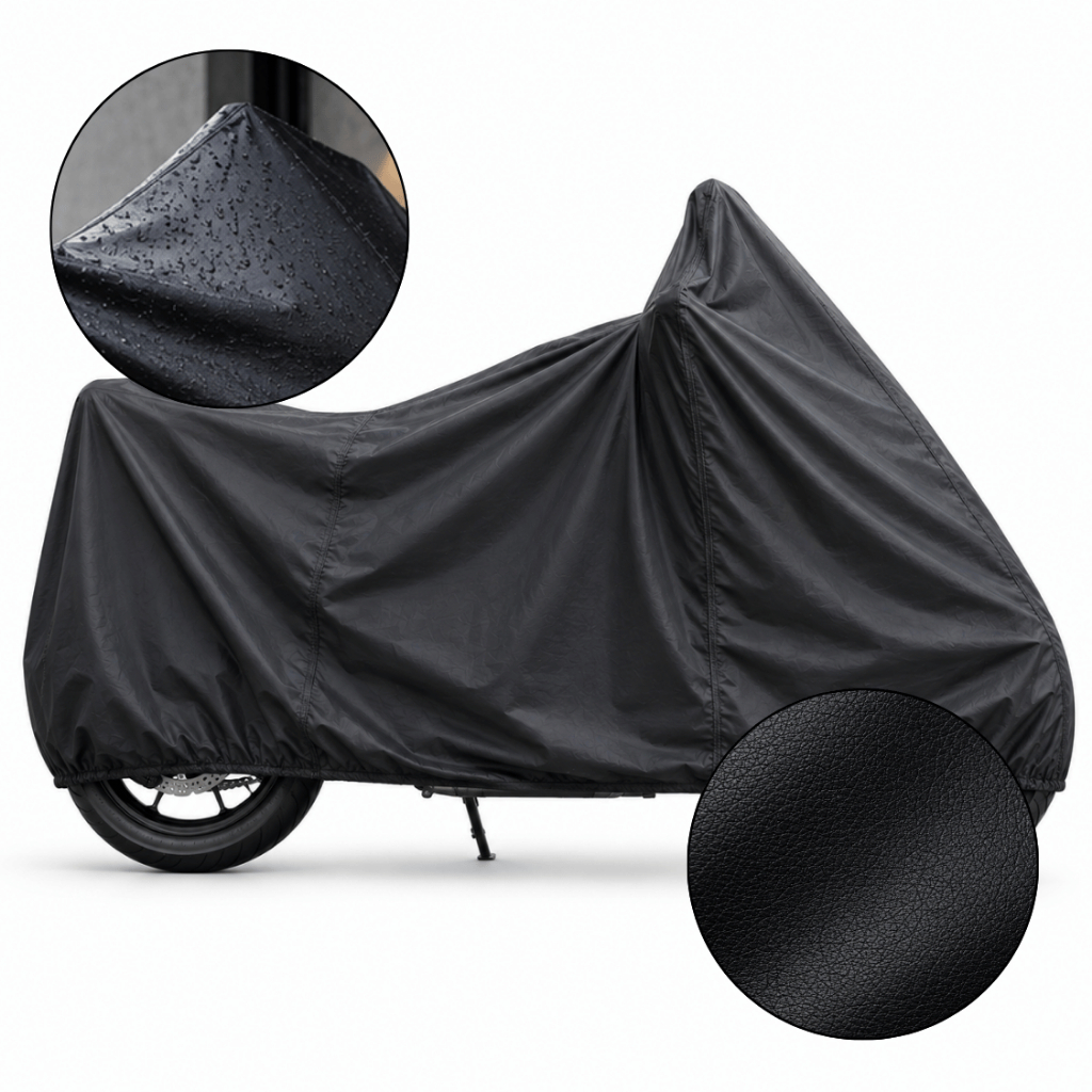 Capa de Moto TITAN/XRE/FAN Impermeável Térmica Couro Courvin Sol Chuva Poeira Elétrica e Convencional P M G