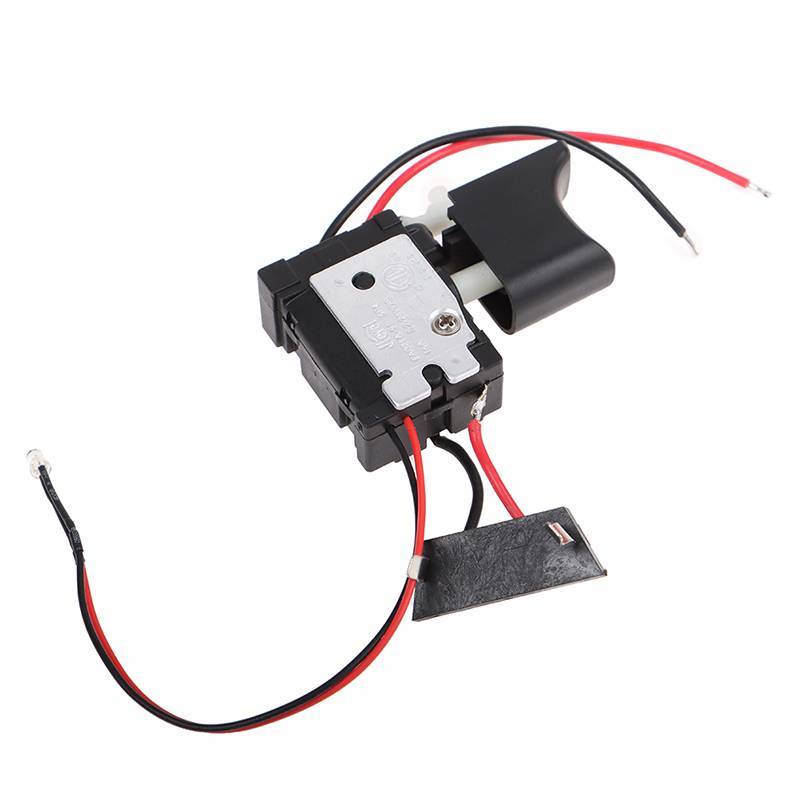 qo Broca Elétrica Controle De Velocidade À Prova De Poeira Botão Interruptor De Gatilho DC12V br