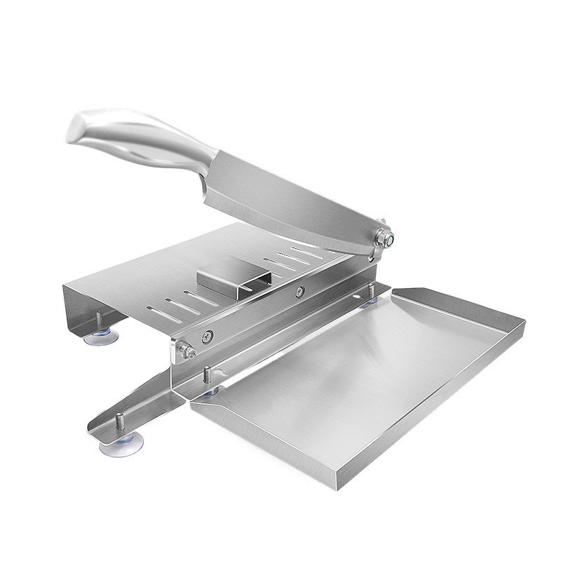 Guilhotina 22Cm Cortador Manual de Carnes e Legumes Aves em Cubos Aço Inoxidável Fatiador SNH93 Snel Home