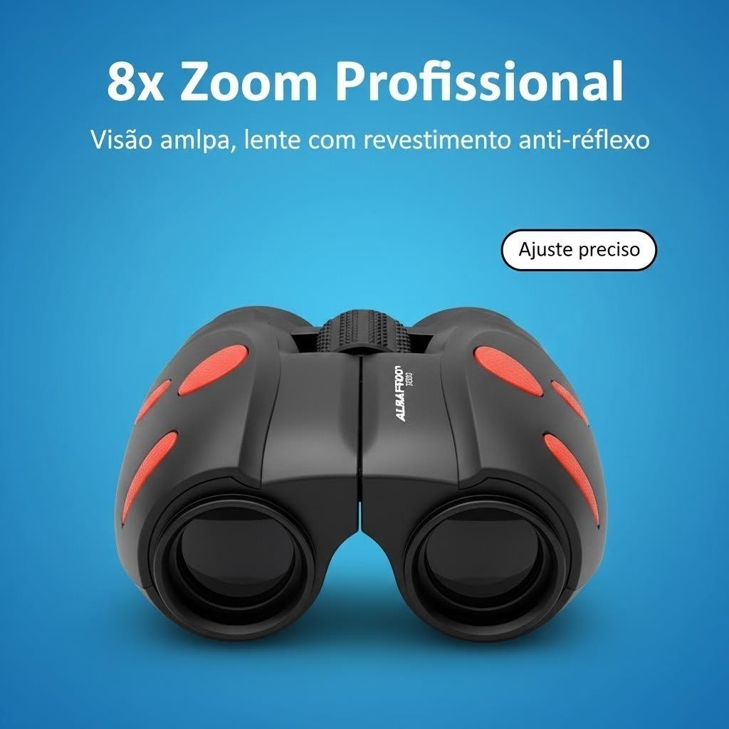 Binóculo Profissional 8x21mm Portátil Ideal para Observação de Aves, Pesca e Paisagens à Distância