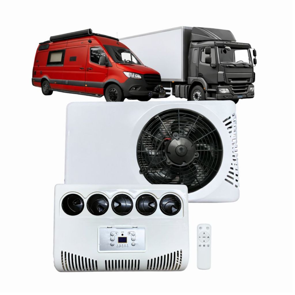 Kit Ar Condicionado Elétrico 24v  Portátil Inverter Para Caminhão Van Motorhome 7000 BTUs