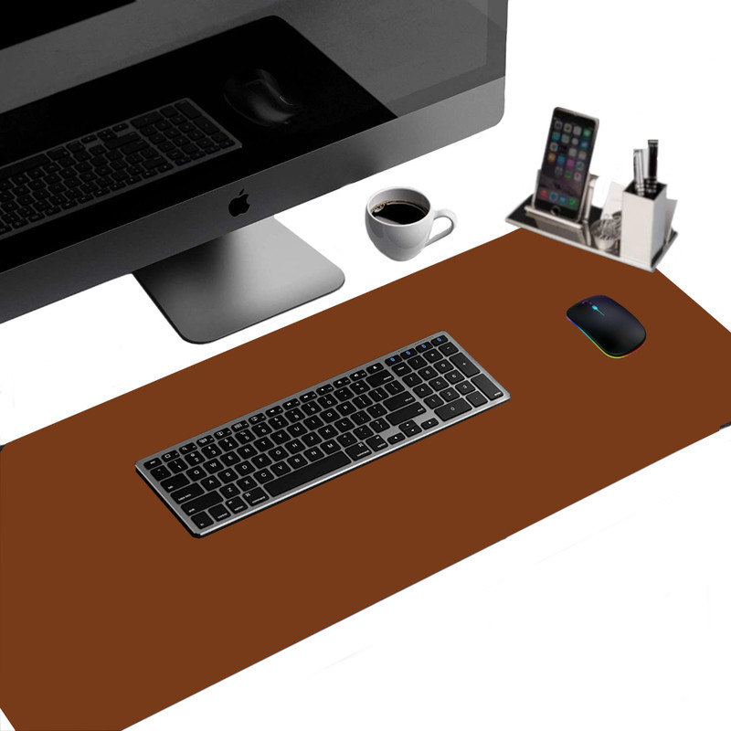 Desckpad couro office escritório MESA Grande70X40+porta copo