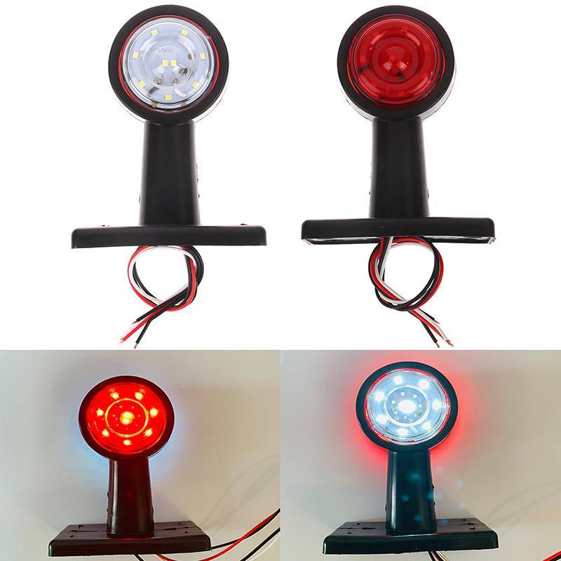 ADS 1Pcs Luz De Posição Luzes Traseiras De Trailer Lanternas LED Para Marcadoras Laterais Tru Lâmpada De Folga De Caminh